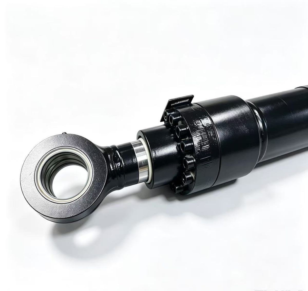Excavator hydraulic cylinder, boom stick bucket cylinder, piston rod, cylinder barrel, seal kit, hydraulic spare parts
